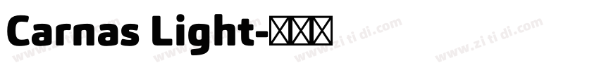 Carnas Light字体转换